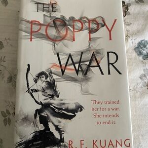 The Poppy War by R.F. Kuang - White & Black Hardcover
